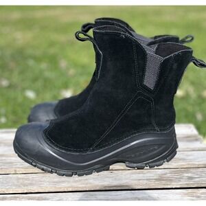 Columbia Boots Mens Size 9 Suede Pull On Winter 200g Insulated‎ BM3731-010